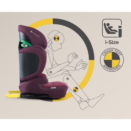 KINDERKRAFT SELECT - Autostoel XPAND 2 i-Maat (100-150 cm) Premium Cherry pearl