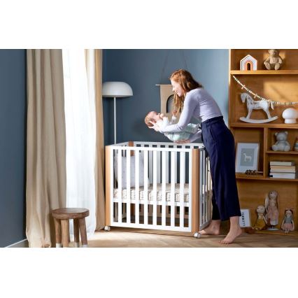 KINDERKRAFT SELECT - Babybed 4-in-1 KOYA Premium beuk/dennen