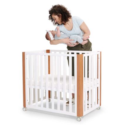 KINDERKRAFT SELECT - Babybed 4-in-1 KOYA Premium beuk/dennen