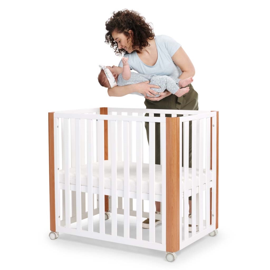 KINDERKRAFT SELECT - Babybed 4-in-1 KOYA Premium beuk/dennen