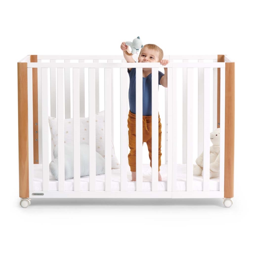 KINDERKRAFT SELECT - Babybed 4-in-1 KOYA Premium beuk/dennen
