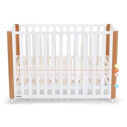 KINDERKRAFT SELECT - Babybed 4-in-1 KOYA Premium beuk/dennen