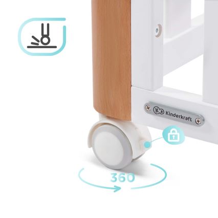 KINDERKRAFT SELECT - Babybed 4-in-1 KOYA Premium beuk/dennen