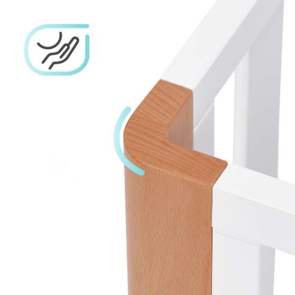 KINDERKRAFT SELECT - Babybed 4-in-1 KOYA Premium beuk/dennen