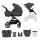 KINDERKRAFT SELECT - Combinatiekinderwagen 2in1 YOXI Moonlight grijs