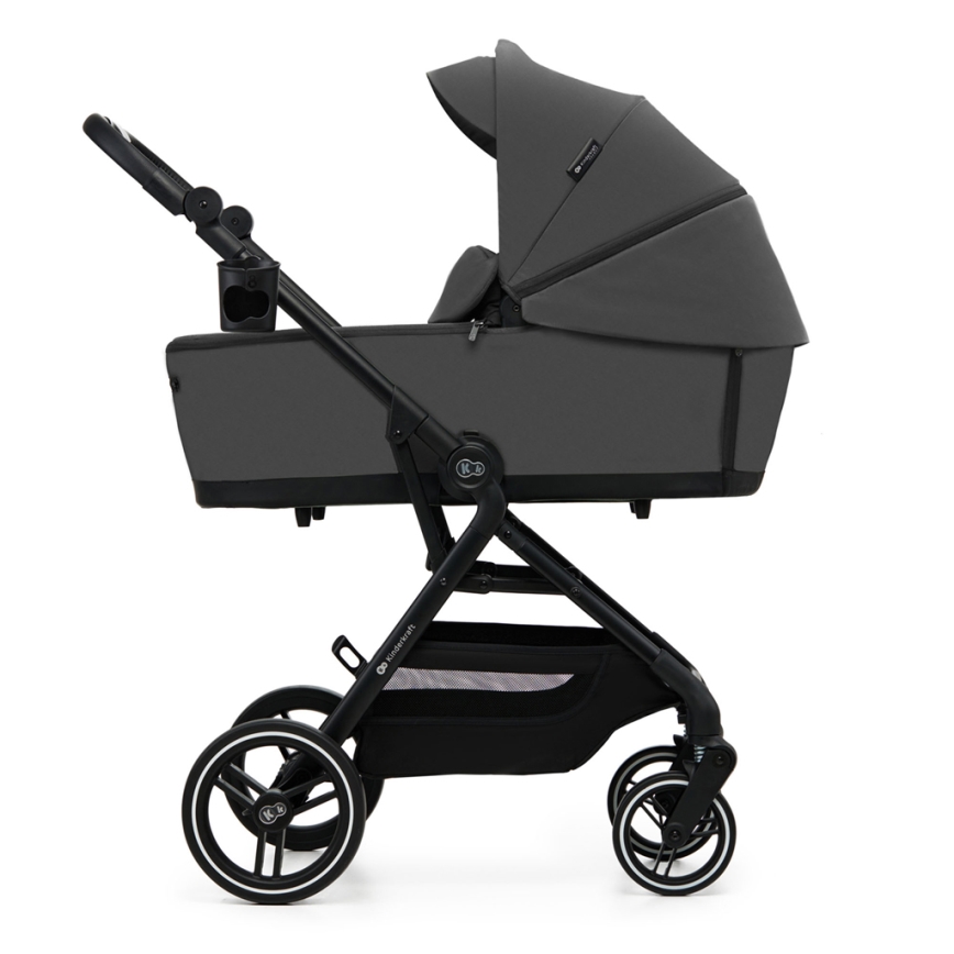 KINDERKRAFT SELECT - Combinatiekinderwagen 2in1 YOXI Moonlight grijs