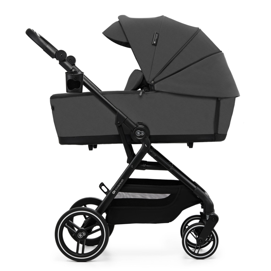 KINDERKRAFT SELECT - Combinatiekinderwagen 2in1 YOXI Moonlight grijs