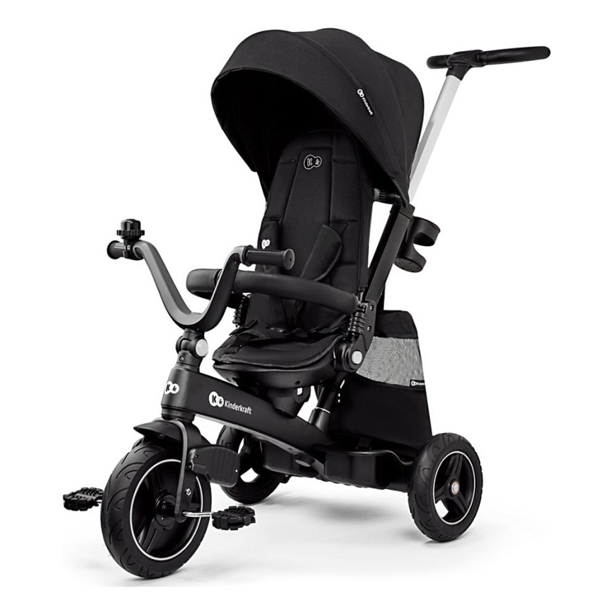 KINDERKRAFT SELECT - Driewieler voor kinderen 5in1 EASYTWIST Premium zwart