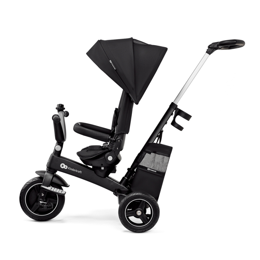 KINDERKRAFT SELECT - Driewieler voor kinderen 5in1 EASYTWIST Premium zwart