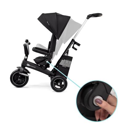 KINDERKRAFT SELECT - Driewieler voor kinderen 5in1 EASYTWIST Premium zwart