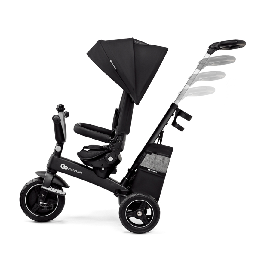 KINDERKRAFT SELECT - Driewieler voor kinderen 5in1 EASYTWIST Premium zwart