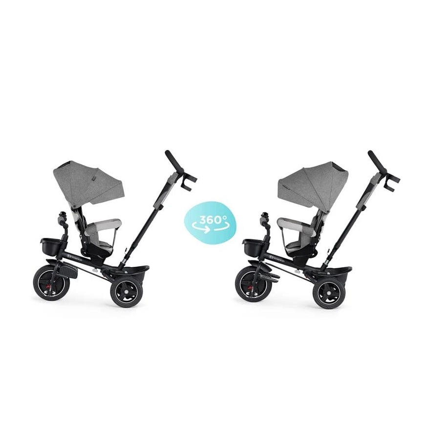 KINDERKRAFT - Kinderdriewieler 5in1 SPINSTEP grijs