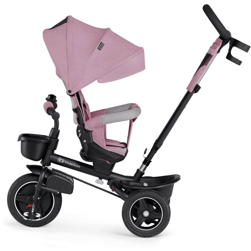 KINDERKRAFT - Kinderdriewieler 5in1 SPINSTEP roze