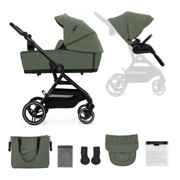 KINDERKRAFT SELECT - Sportieve 2-in-1 kinderwagen YOXI Mystic green