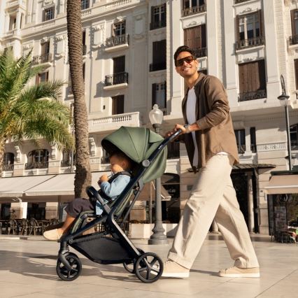 KINDERKRAFT SELECT - Sportieve kinderwagen NUBI 3 Mystiek groen