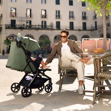 KINDERKRAFT SELECT - Sportieve kinderwagen NUBI 3 Mystiek groen