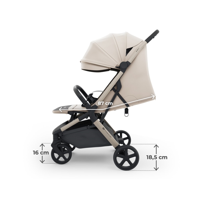 KINDERKRAFT SELECT - Sportieve kinderwagen NUBI 3 Sand Beige
