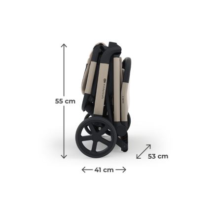 KINDERKRAFT SELECT - Sportieve kinderwagen NUBI 3 Sand Beige