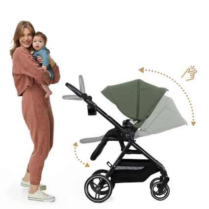 KINDERKRAFT SELECT - Sportieve kinderwagen YOXI Mystic groen