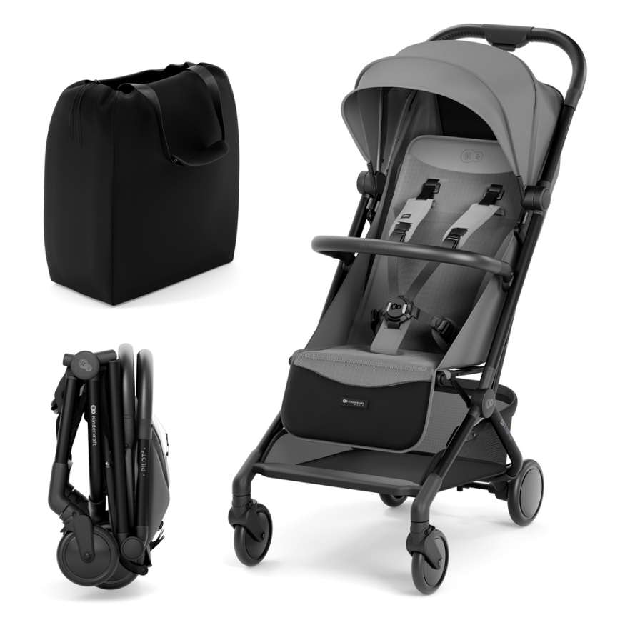 KINDERKRAFT SELECT - Wandelwagen PILOT 2 grijs
