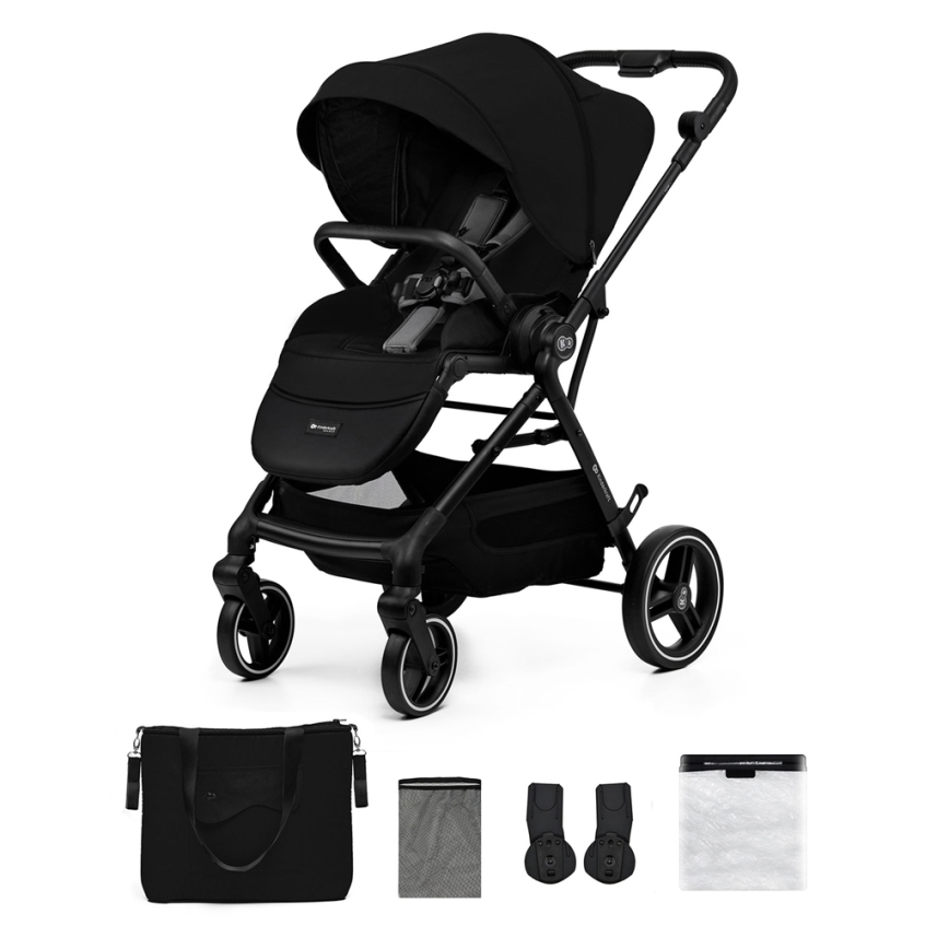 KINDERKRAFT SELECT - Wandelwagen YOXI Pure zwart