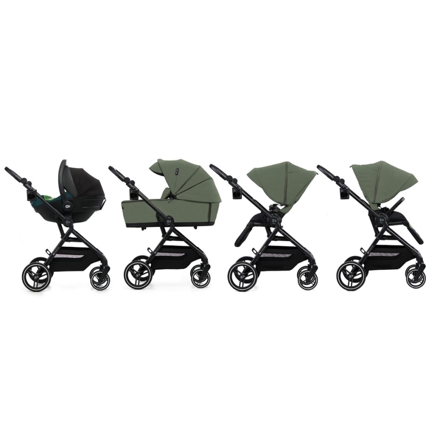 KINDERKRAFT SELECT - Sportieve 2-in-1 kinderwagen YOXI Mystic green