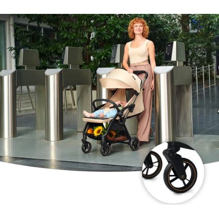 KINDERKRAFT - Sportieve kinderwagen APINO beige