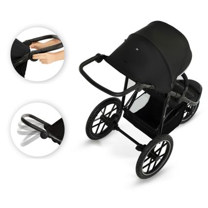 KINDERKRAFT - Sportieve kinderwagen HELSI2 zwart
