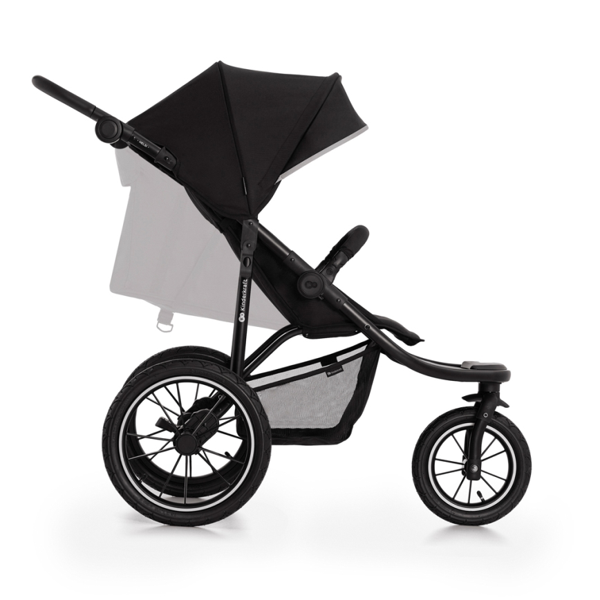 KINDERKRAFT - Sportieve kinderwagen HELSI2 zwart