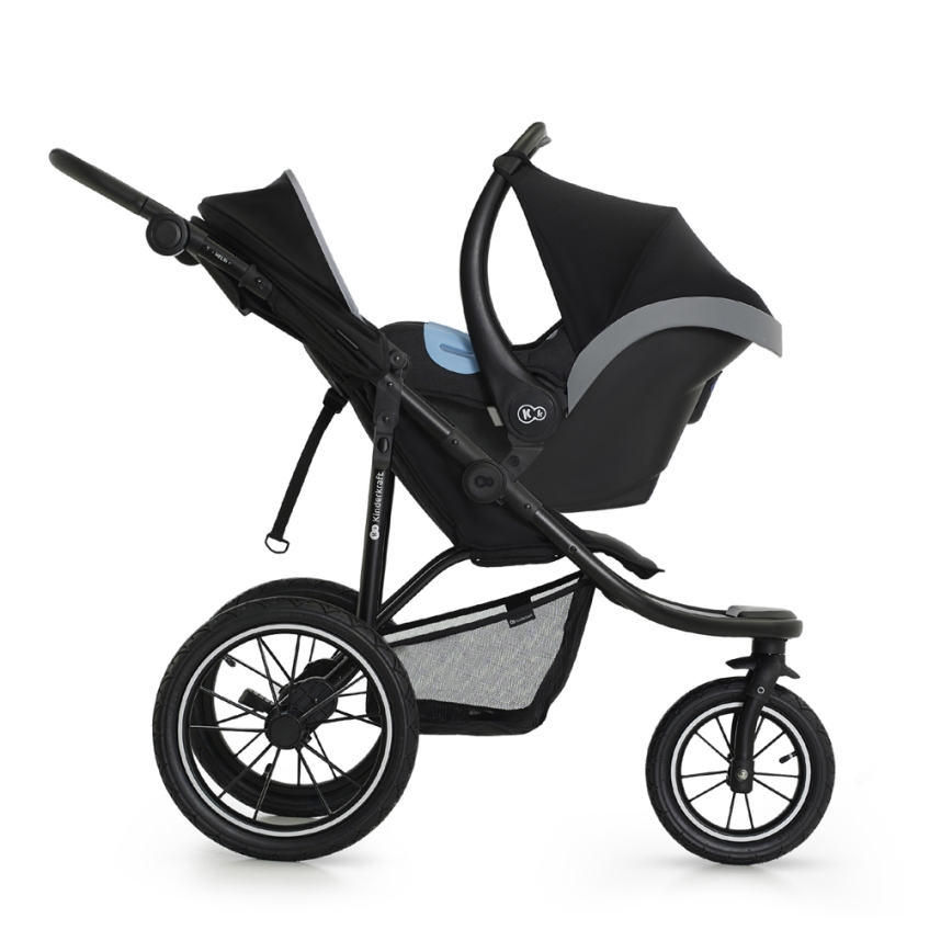 KINDERKRAFT - Sportieve kinderwagen HELSI2 zwart