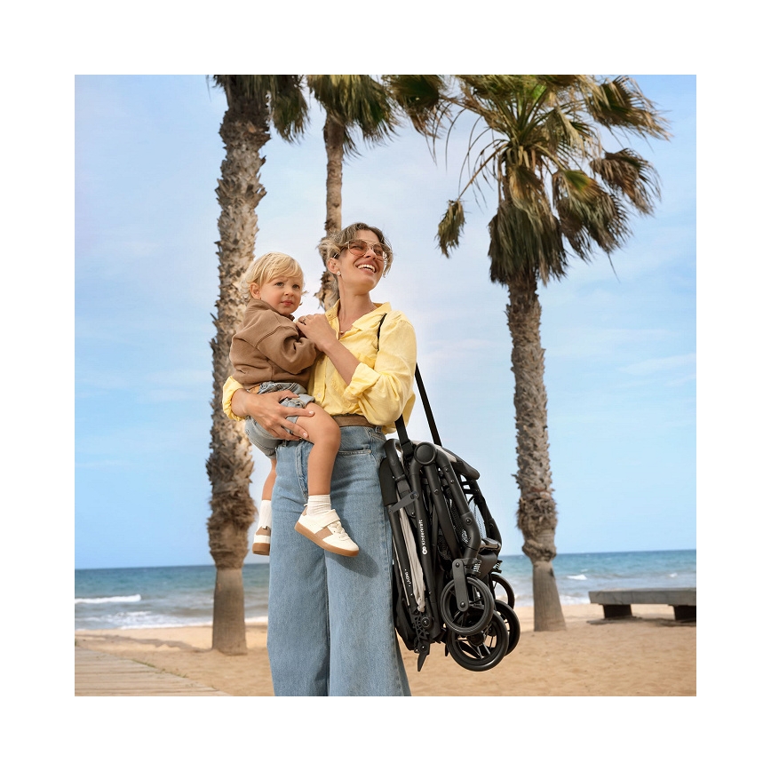 KINDERKRAFT - Sportieve kinderwagen INDY 3 Coal Black