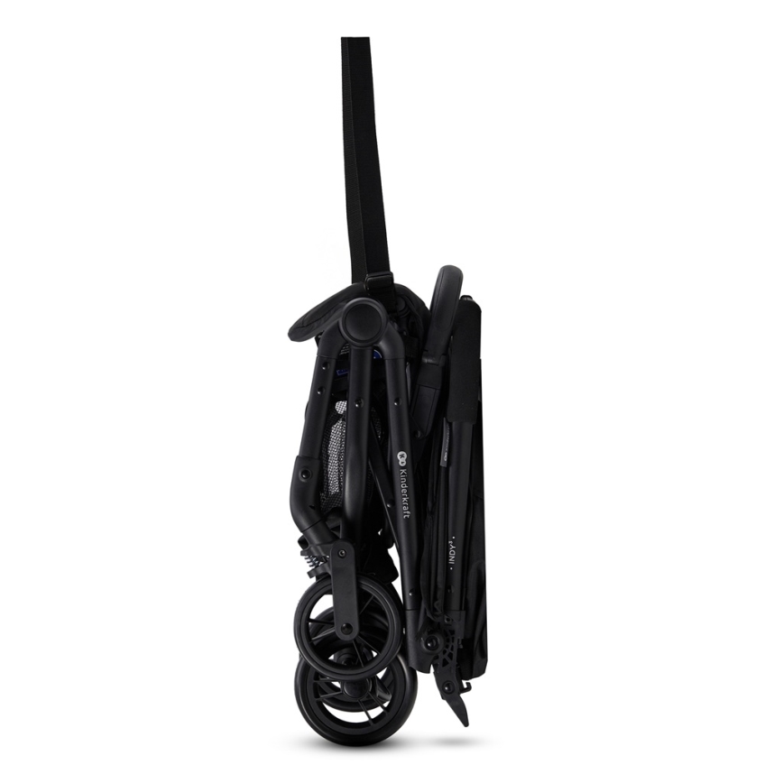 KINDERKRAFT - Sportieve kinderwagen INDY 3 Coal Black