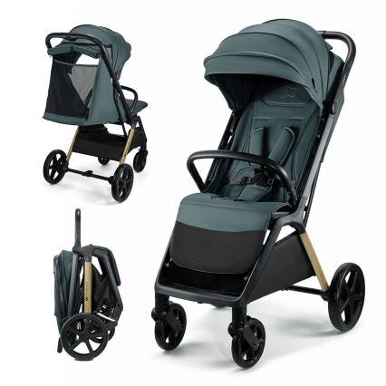 KINDERKRAFT - Sportieve kinderwagen LOOM groen