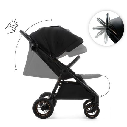 KINDERKRAFT - Sportieve kinderwagen MITZY Air zwart