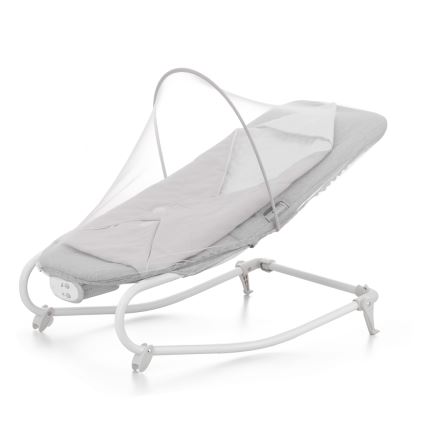 KINDERKRAFT - Vibrerend wipstoeltje voor baby's met een melodie FELIO 2 grijs