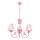 Kinderkroonluchter BALLENNA 3xE14/40W/230V roze