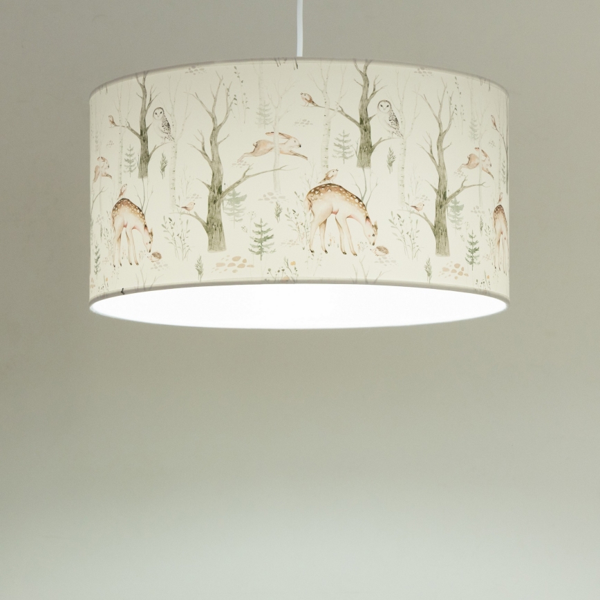 Kinderkroonluchter KIDS ROOM 1xE27/60W/230V Ø 40 cm met dierenmotief