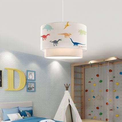 Kinderlamp CANDY 1xE27/40W/230V wit/multicolor