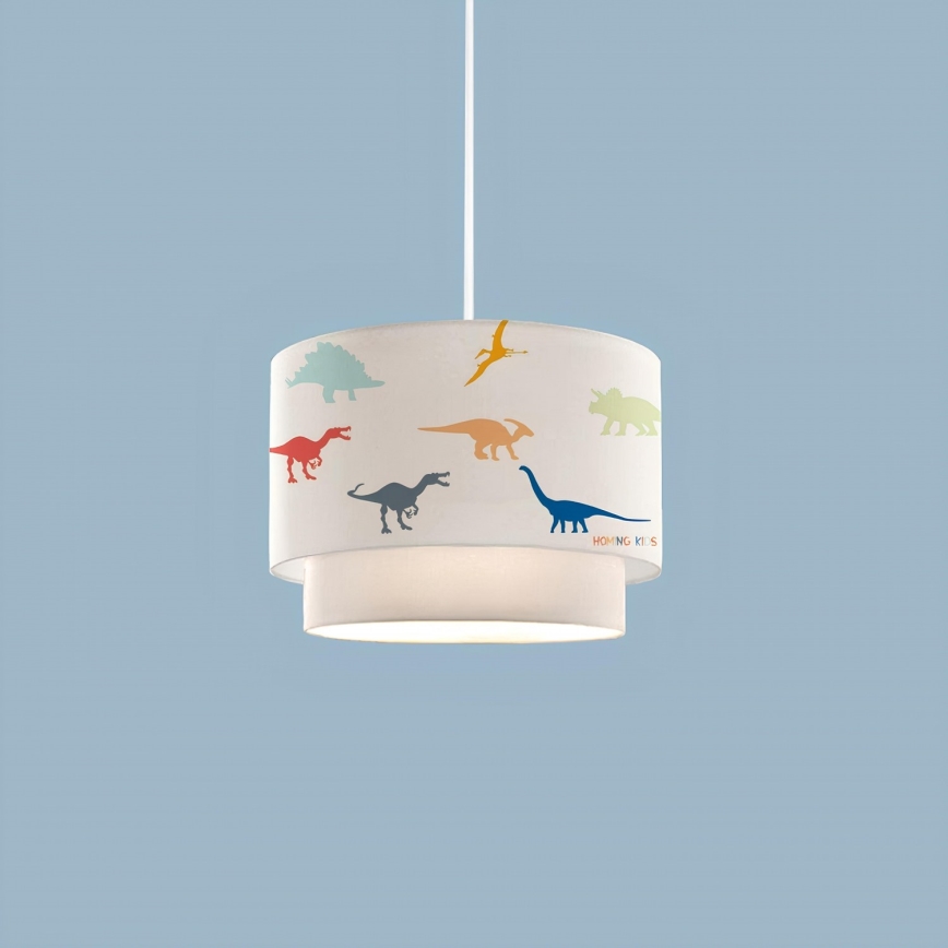 Kinderlamp CANDY 1xE27/40W/230V wit/multicolor