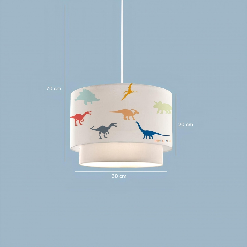Kinderlamp CANDY 1xE27/40W/230V wit/multicolor