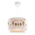 Kinderlamp CANDY 1xE27/40W/230V wit/multicolor