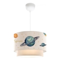 Kinderlamp CANDY 1xE27/40W/230V wit/multicolor