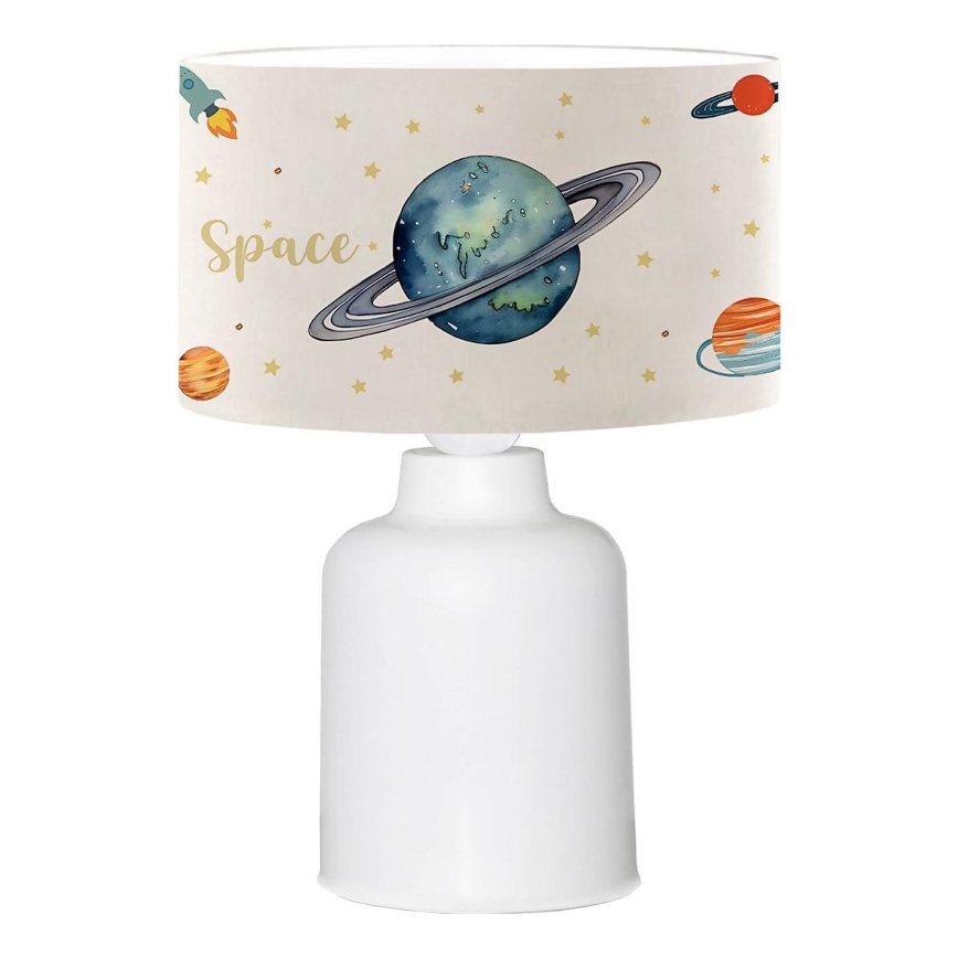 Kinderlampje CANDY 1xE27/40W/230V wit/veelkleurig