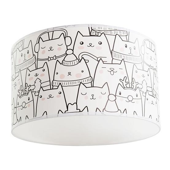 Kinderplafondlamp CATS 1xE27/60W/230V