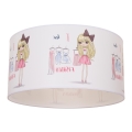 Kinderplafondlamp GIRLS VIBES 1xE27/60W/230V Ø 40 cm Ik hou van mode