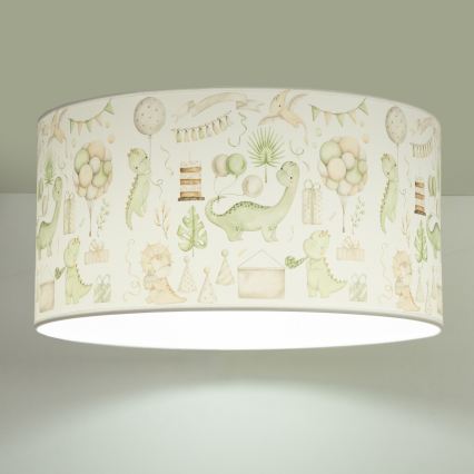 Kinderplafondlamp KIDS ROOM 1x E27/60W/230V Ø 40 cm dinosaurus