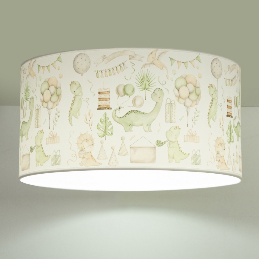 Kinderplafondlamp KIDS ROOM 1x E27/60W/230V Ø 40 cm dinosaurus