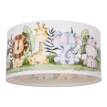 Kinderplafondlamp KIDS ROOM 1xE27/60W/230V Ø 40 cm jungle