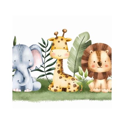 Kinderplafondlamp KIDS ROOM 1xE27/60W/230V Ø 40 cm jungle