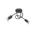 Kinderplafondlamp OXFORD 2xE27/15W/230V grijs